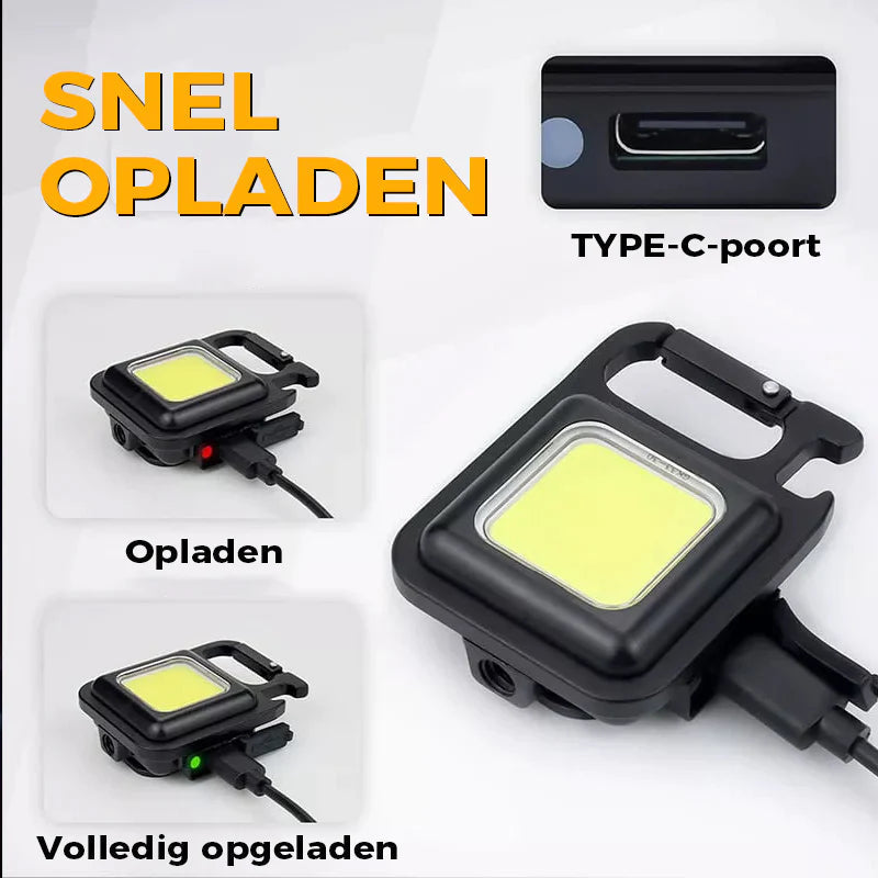 SafeLite | SMART LED keychain emergency light | (Temporarily 1+1 FREE)