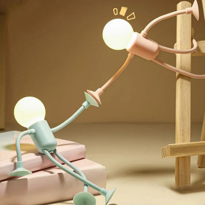 DynamicGlow - Night light for children with adjustable shape and fun athlete design