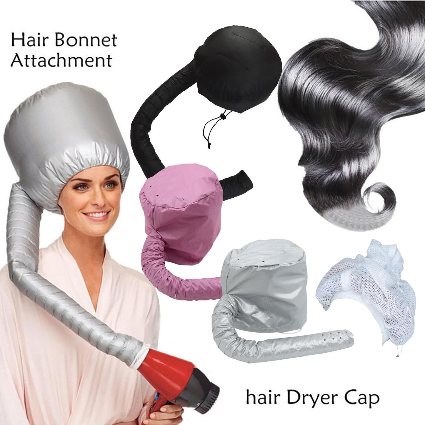 LuxeCurl - Hooded Hair Dryer