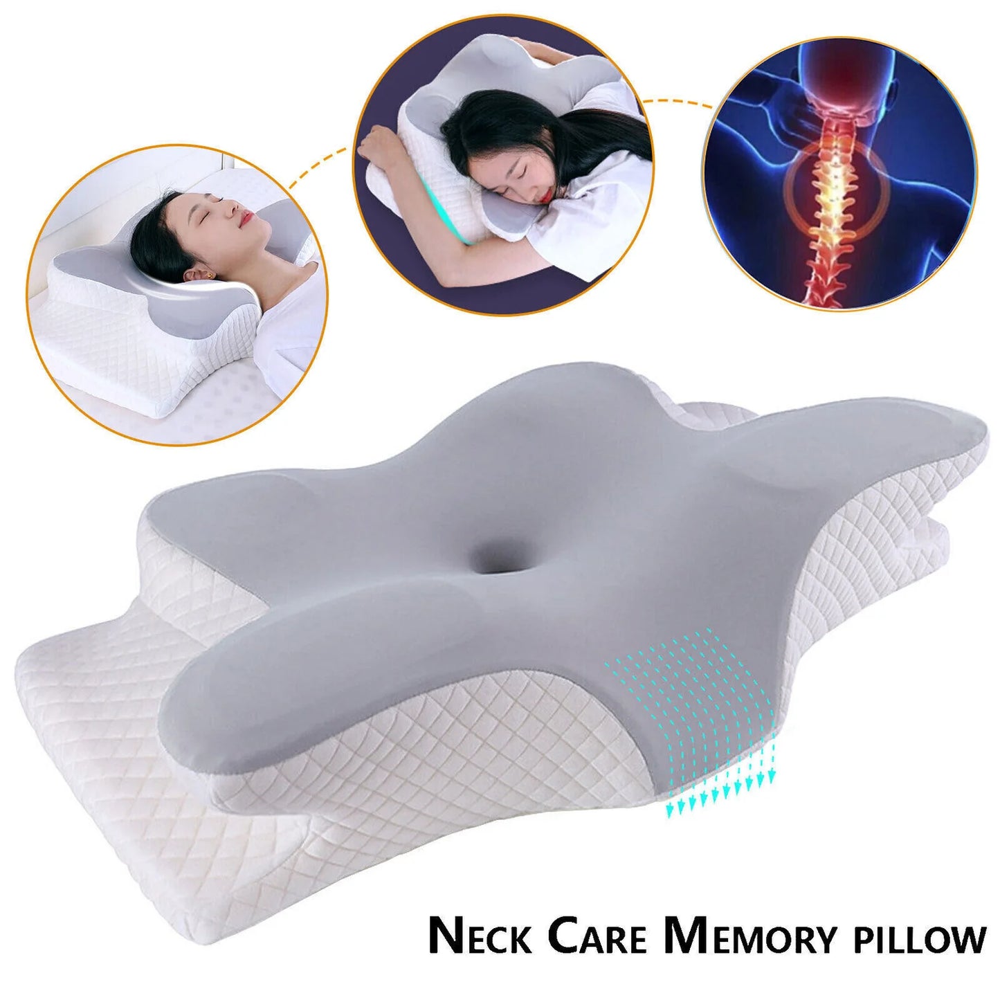 OrthoPlush Premium Ergonomic Pillow