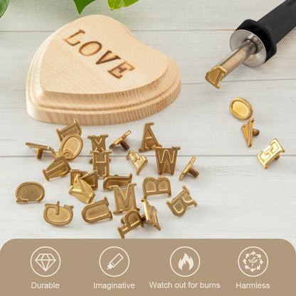 FlareMark | Stamp set for wood burning to personalize your DIY projects