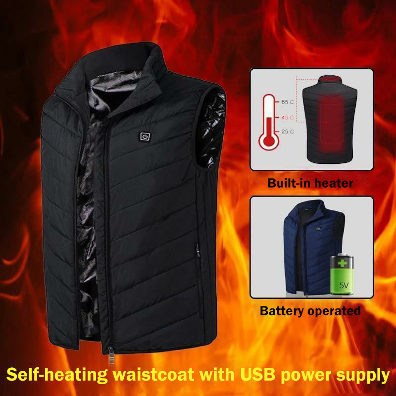 Heated Jacket | Winter Warm, USB Charged