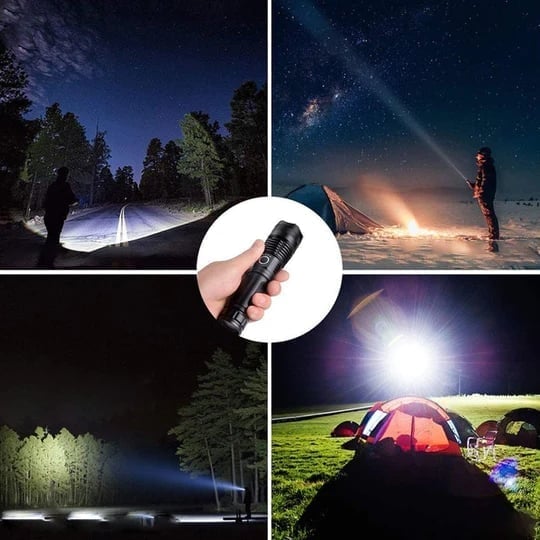 HyperGlow | 🔥LAST DAY SALE 49% OFF🔥 - LED Rechargeable Tactical Laser Flashlight High Lumens-Buy 2 Free Shipping