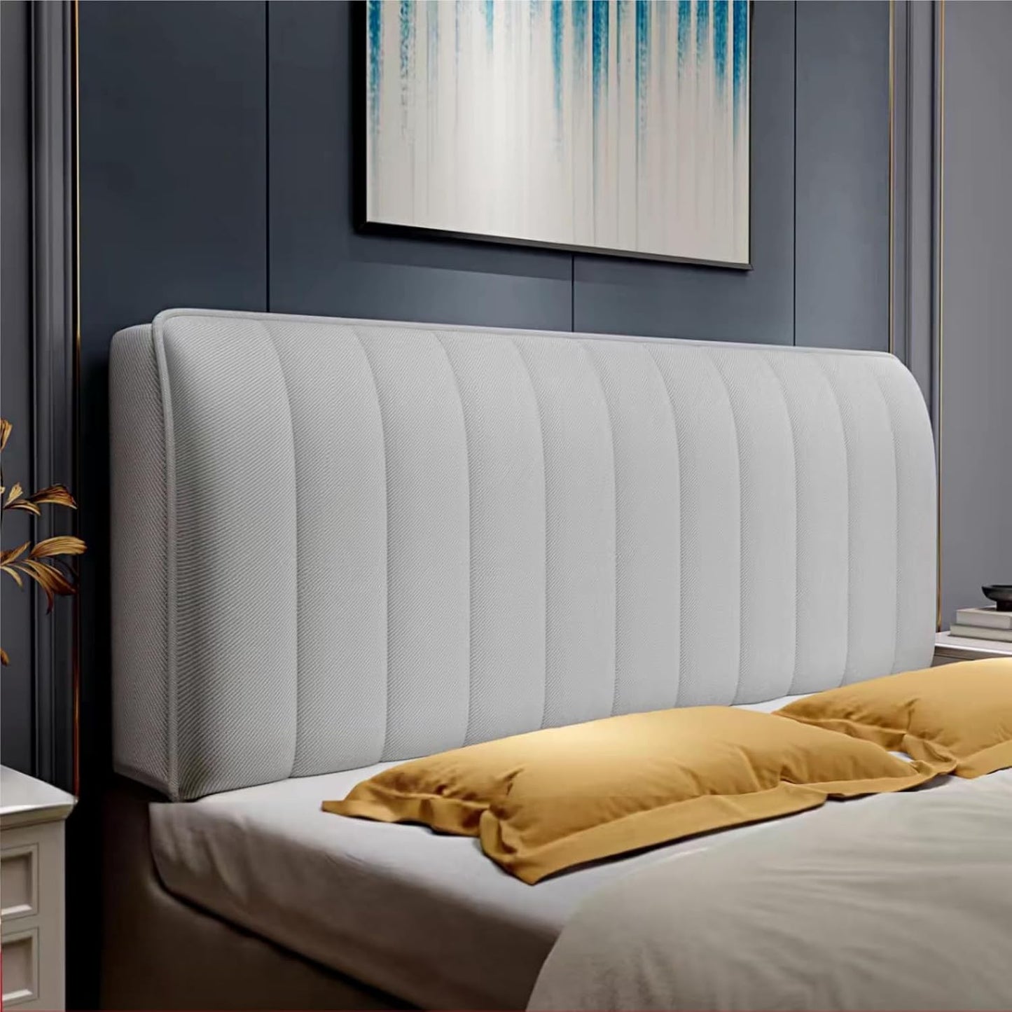 Headboard Cover - Protects and Adds Style to Your Bedroom