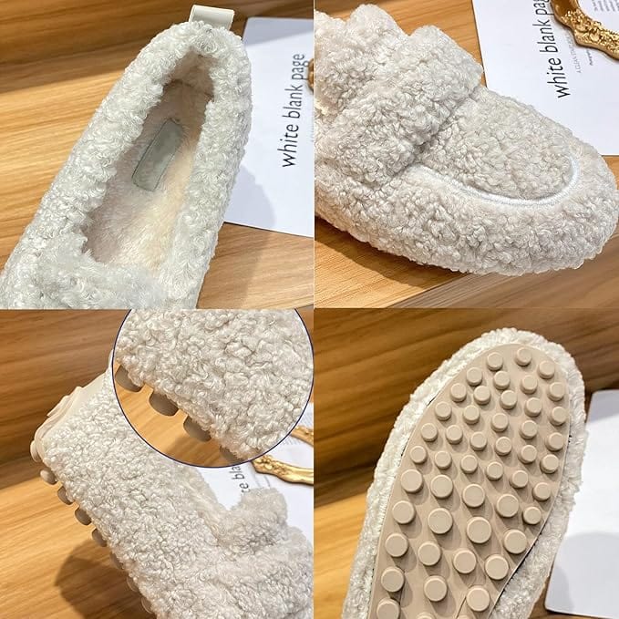 ComfyCloud | Step into Comfort with Plush Moccasins!