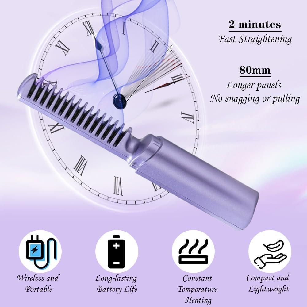 CombiSmooth 2 in 1 Wireless Hair Styling Comb