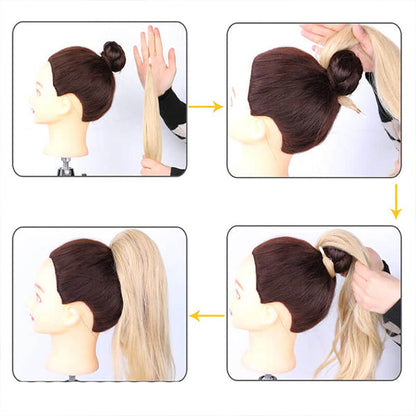 VoluGlam Double Style Ponytail for Volume