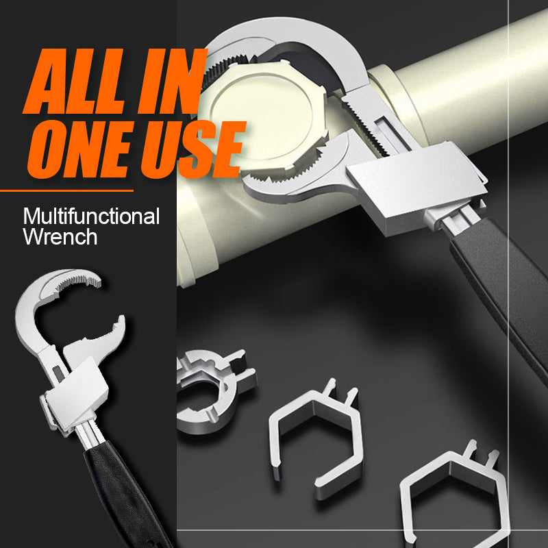 WrenchX | Universal Double Ended Wrench (+3 FREE Attachments)