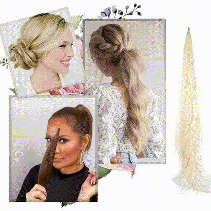 VoluGlam Double Style Ponytail for Volume