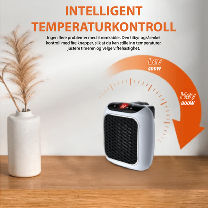 EcoHeat wall-mounted portable heater