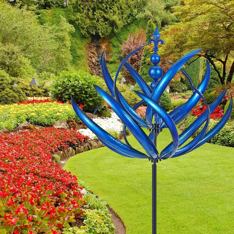 Zenora | Experience the beauty of the Lotus Wind Chime in your garden!