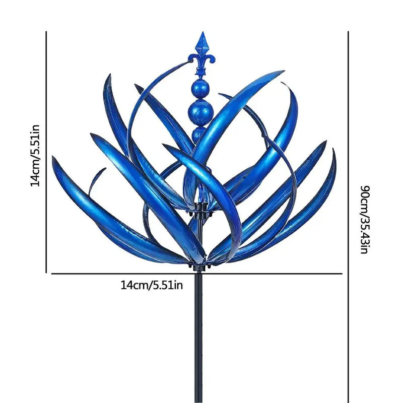 Zenora | Experience the beauty of the Lotus Wind Chime in your garden!