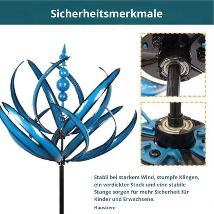 Zenora | Experience the beauty of the Lotus Wind Chime in your garden!