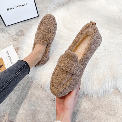 ComfyCloud | Step into Comfort with Plush Moccasins!