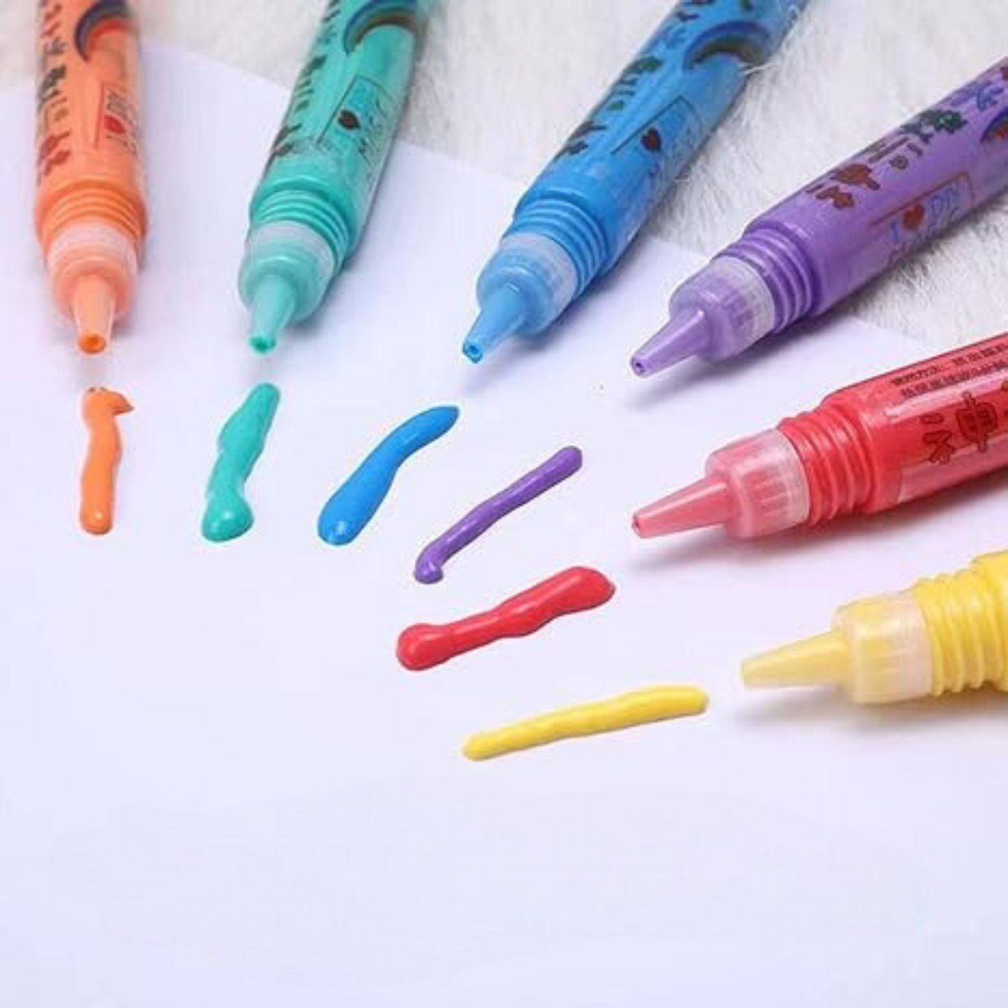 GlowPuff 3D Pens | 6+6 FREE | Magical 3D Puffy Pens