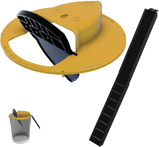 FlipSecure Bucket Lid Mouse Trap