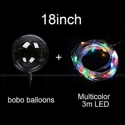 EcoLuma Reusable LED balloons to light up your parties (X10)