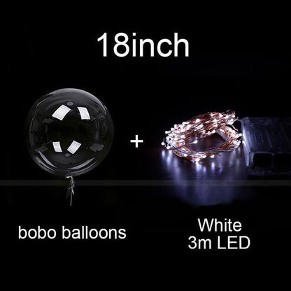 EcoLuma Reusable LED balloons to light up your parties (X10)