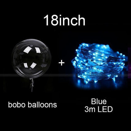 EcoLuma Reusable LED balloons to light up your parties (X10)