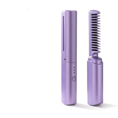 LuxeLocks | Professional Wireless Hair Straightener Curling Iron Comb