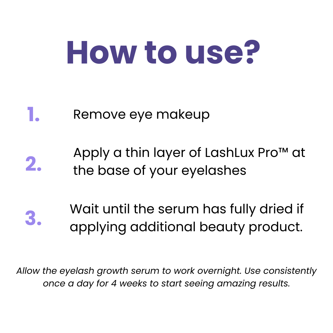 Last Day 50% OFF I LashLux Pro Lash Growth Serum