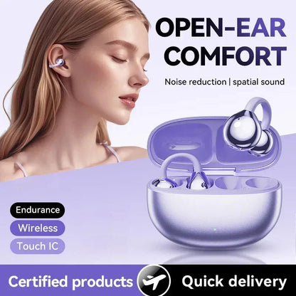 OmniBeat | Lightweight Open Ear Clip Bluetooth Headphones